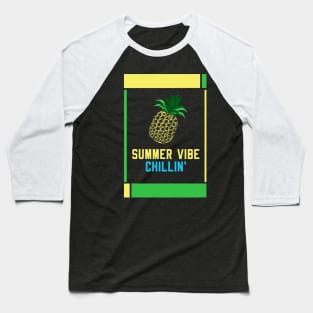 pineapple at sea  summer vibe chillin Baseball T-Shirt